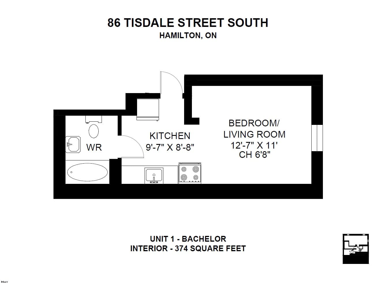 86 Tisdale St S — 1 Bedroom 86-4 - Photo 1