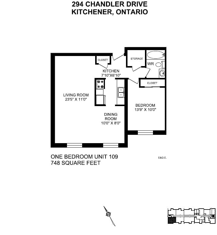 294 Chandler Drive — 1 Bedroom 1408 - Photo 3