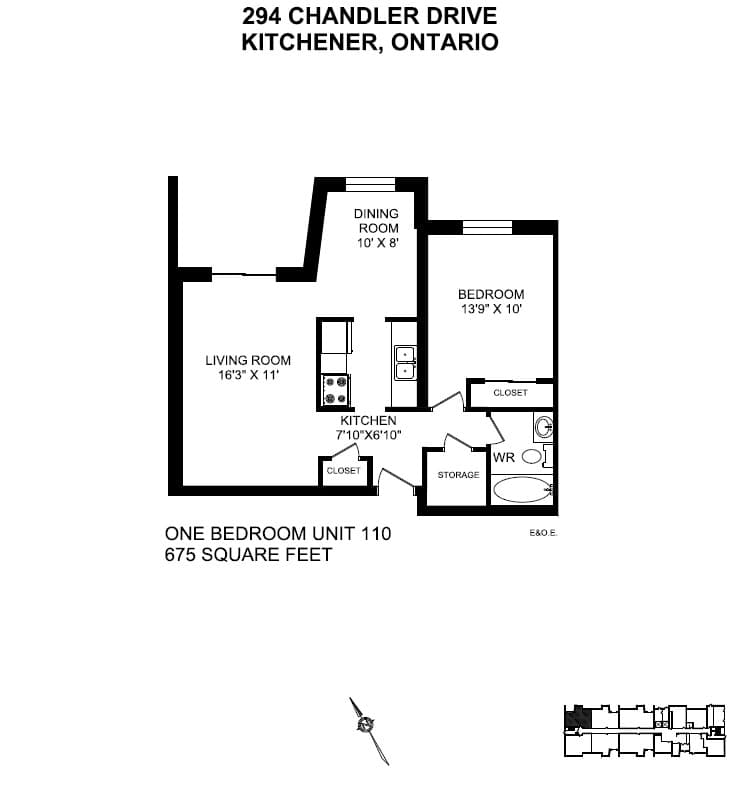 294 Chandler Drive — 1 Bedroom 1408 - Photo 4