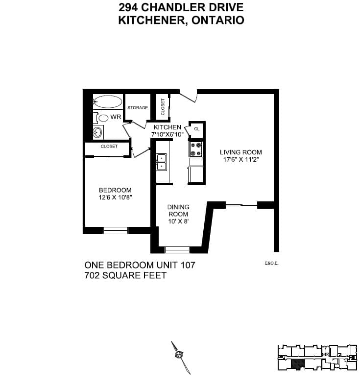 294 Chandler Drive — 1 Bedroom 1408 - Photo 9