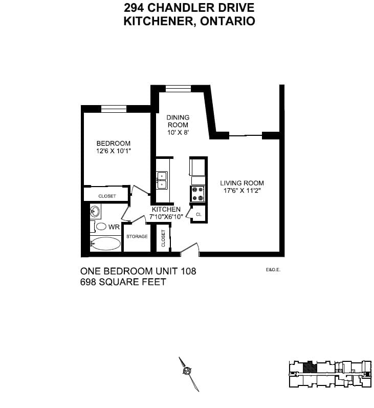 294 Chandler Drive — 1 Bedroom 1408 - Photo 10