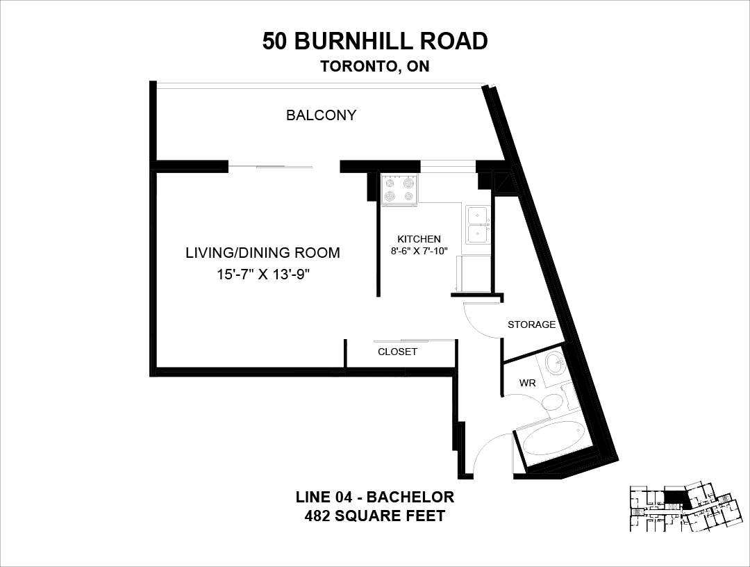 50 Burnhill Road — 1 Bedroom 2503 - Photo 9