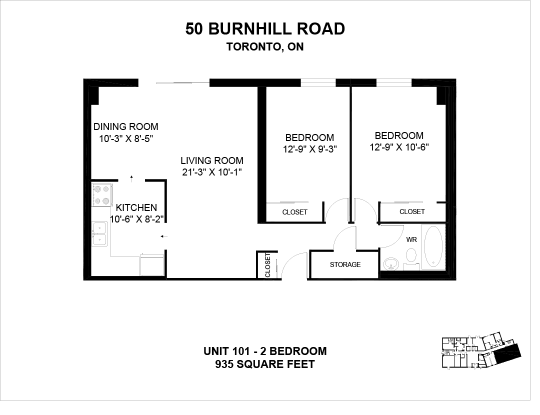 50 Burnhill Road — 1 Bedroom 2503 - Photo 1