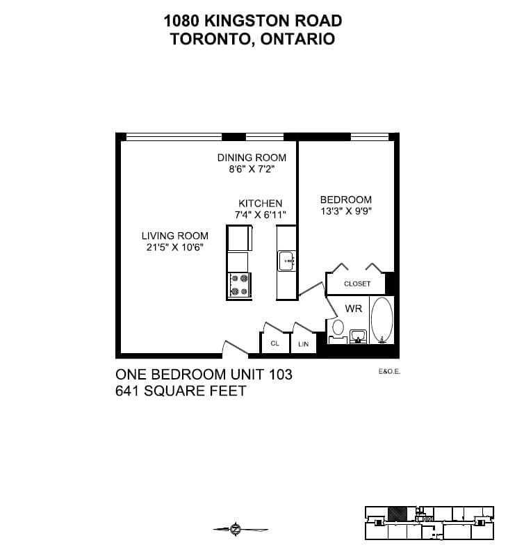 1080 Kingston Road — 2 Bedroom 0302 - Photo 5