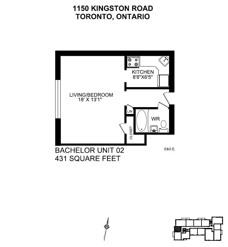 1150/1200 Kingston Road — 2 Bedroom 1200-307 - Photo 4