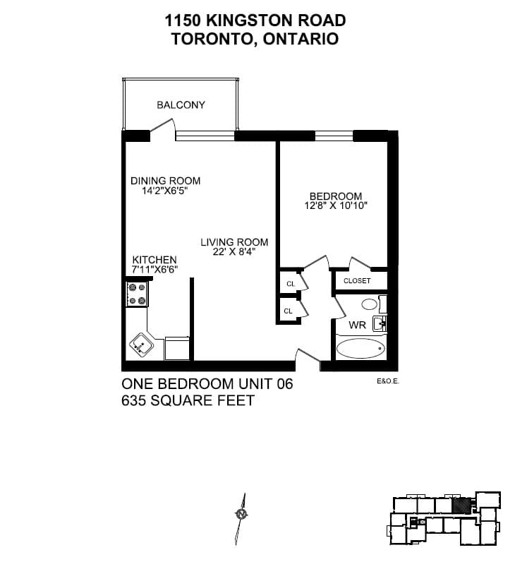1150/1200 Kingston Road — 2 Bedroom 1200-307 - Photo 5