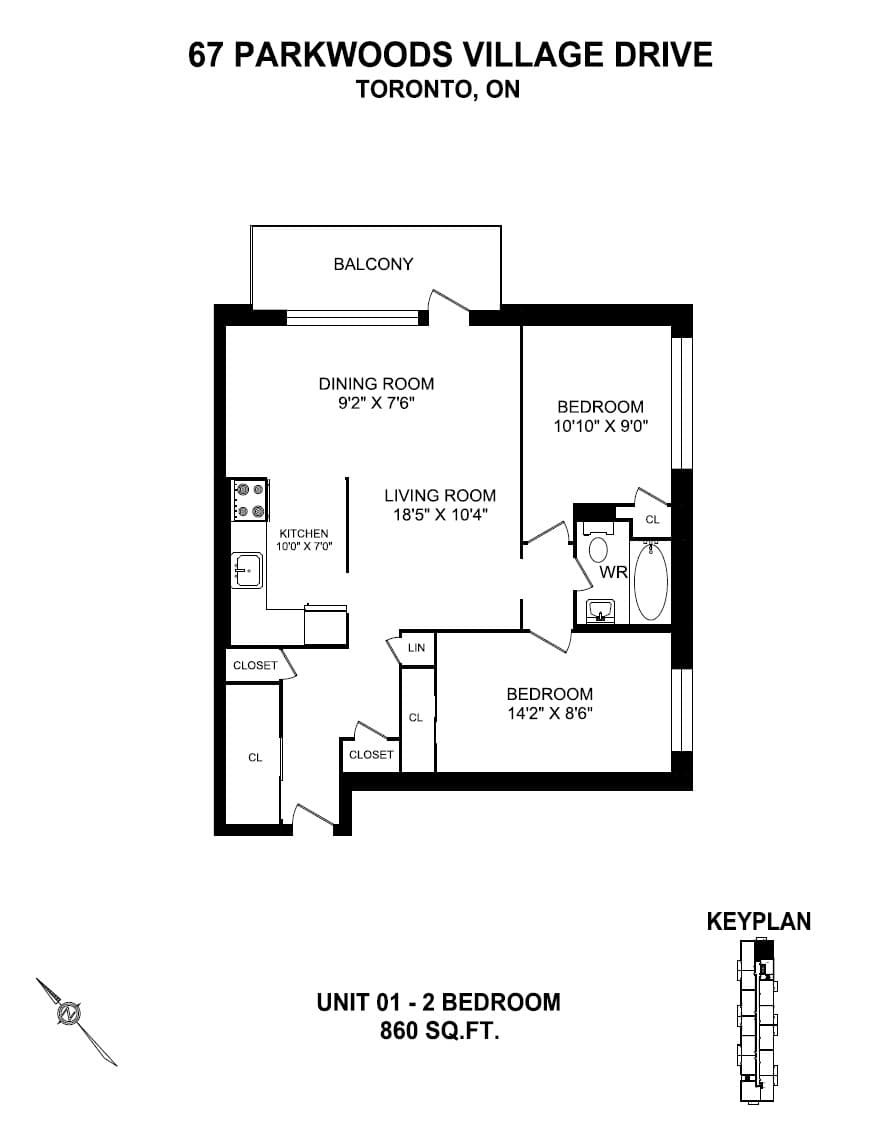 67 Parkwoods Village Drive — 2 Bedroom 314 - Photo 1