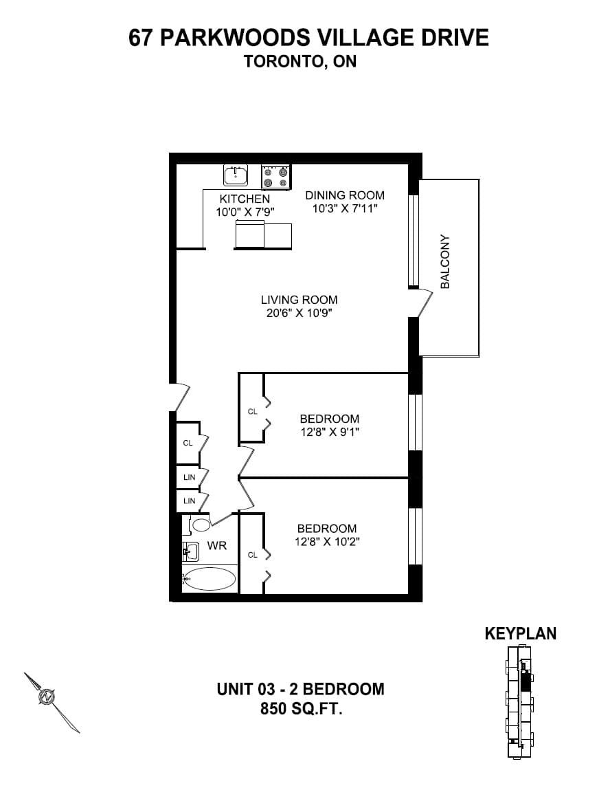 67 Parkwoods Village Drive — 2 Bedroom 314 - Photo 2