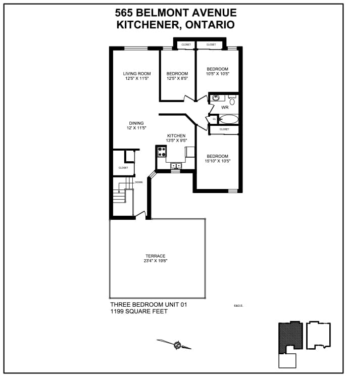 545 547 & 565 Belmont Avenue W — 1 Bedroom 545-0408 - Photo 25