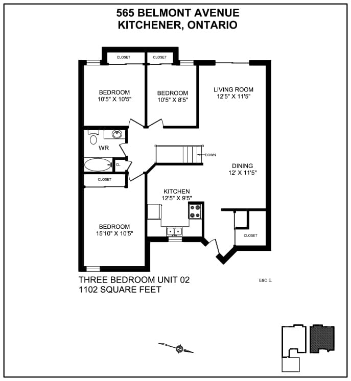 545 547 & 565 Belmont Avenue W — 1 Bedroom 545-0408 - Photo 27