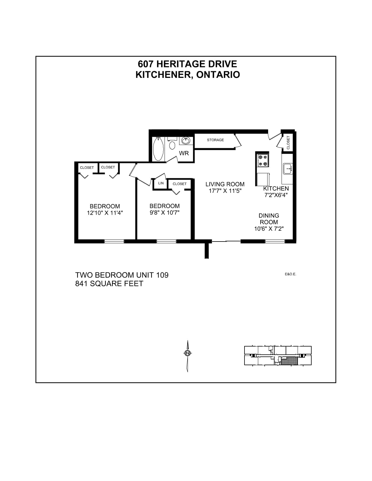607 & 611 Heritage Drive — 1 Bedroom 611-0109 - Photo 70
