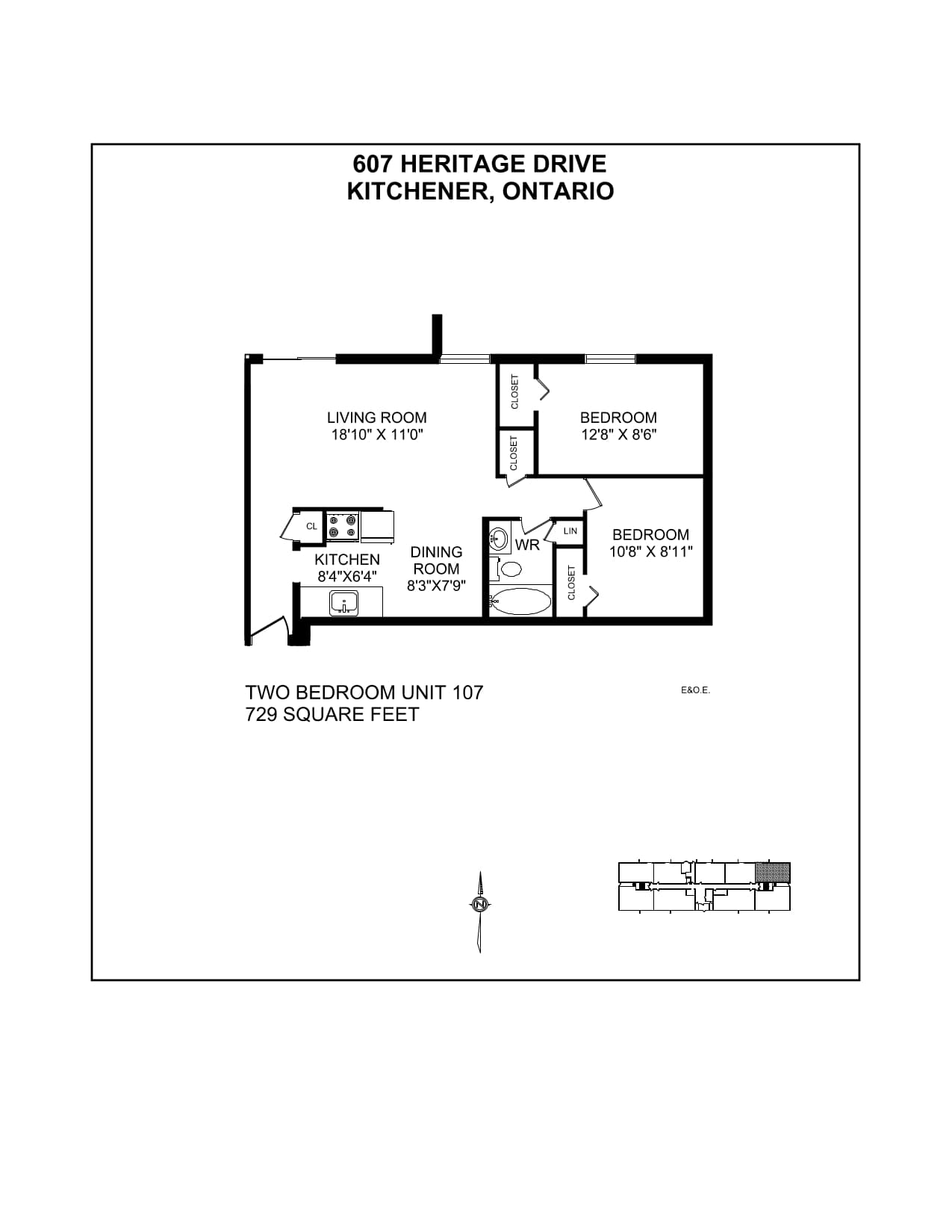 607 & 611 Heritage Drive — 1 Bedroom 611-0109 - Photo 52