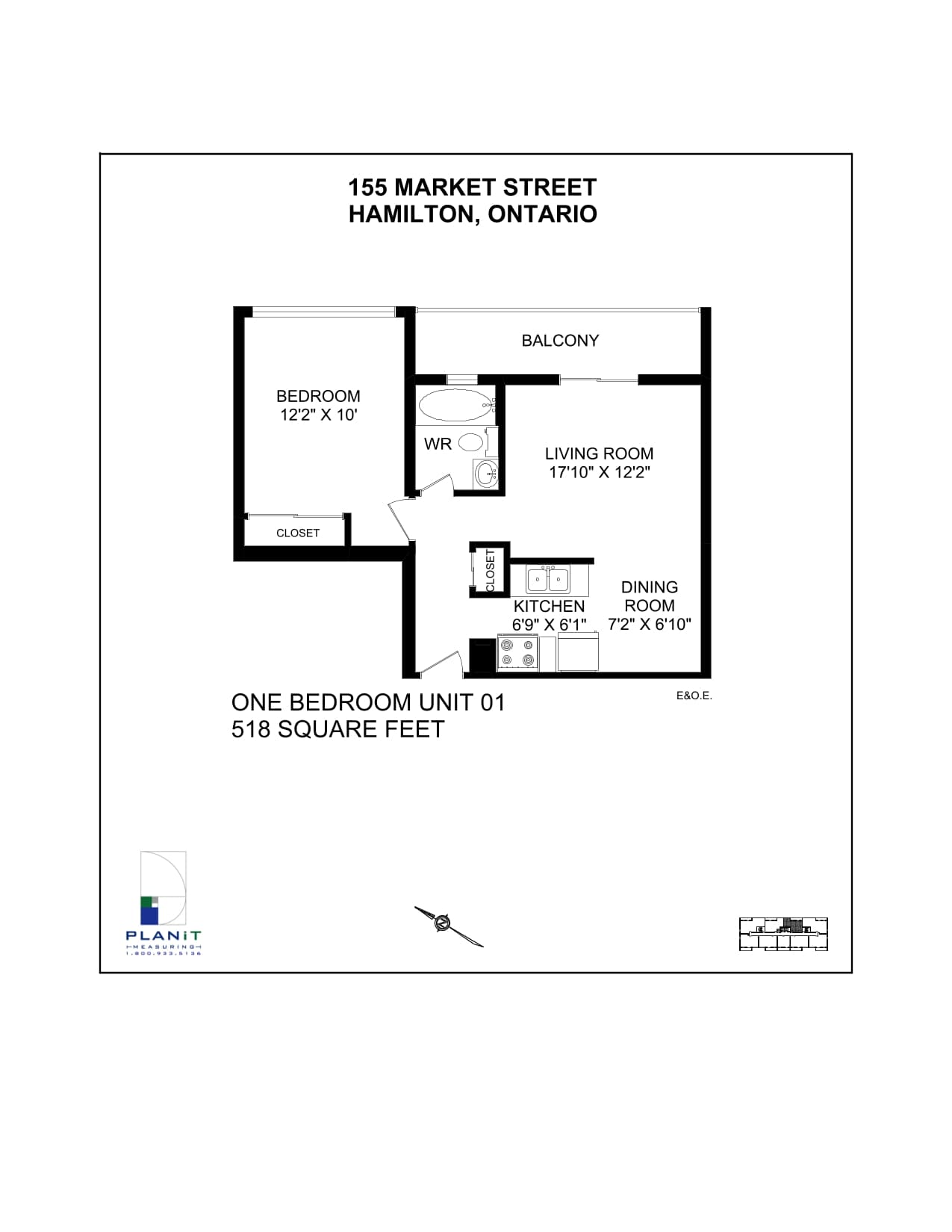 155 Market Street — 1 Bedroom 0901 - Photo 2