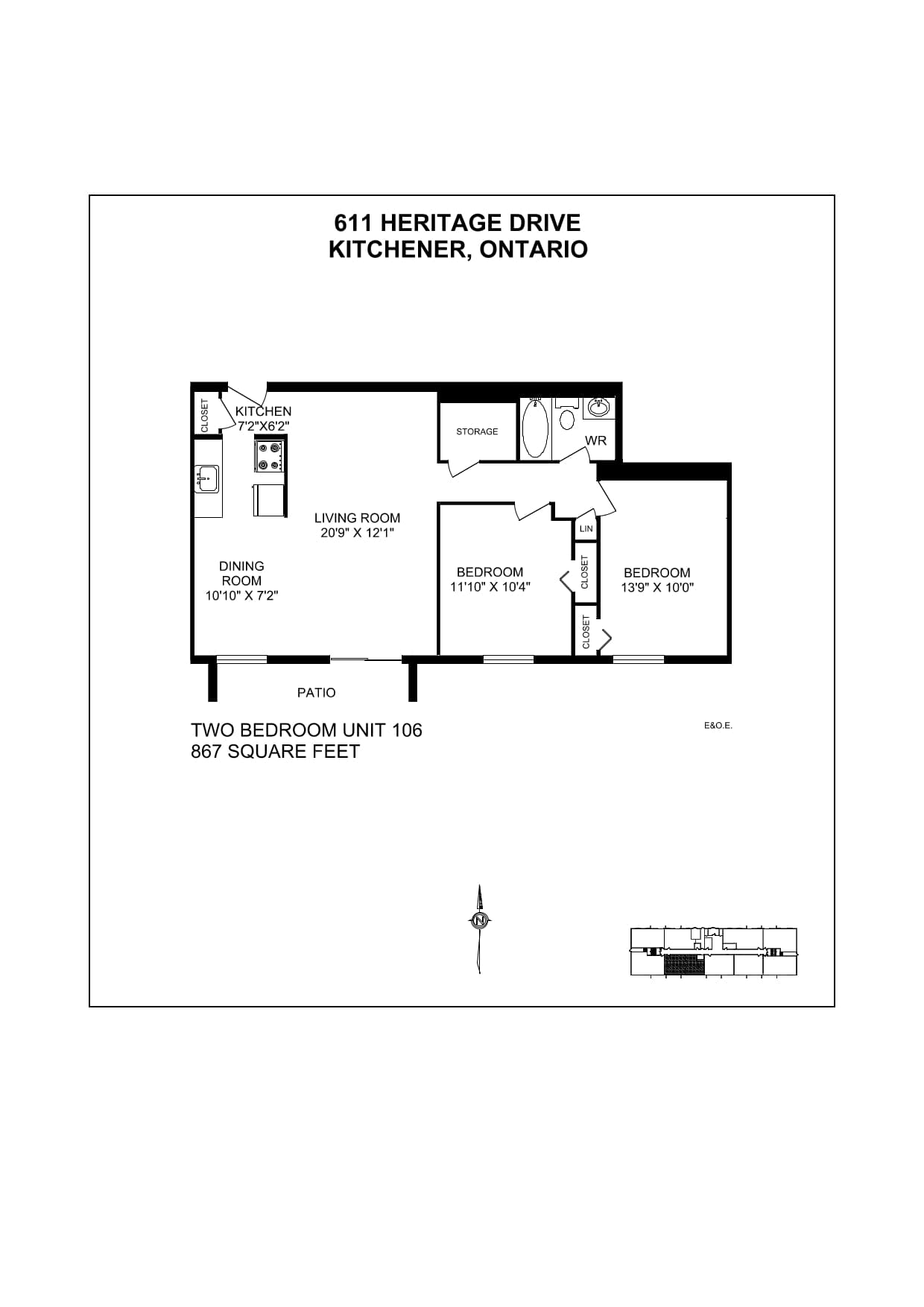 607 & 611 Heritage Drive — 1 Bedroom 611-0109 - Photo 79