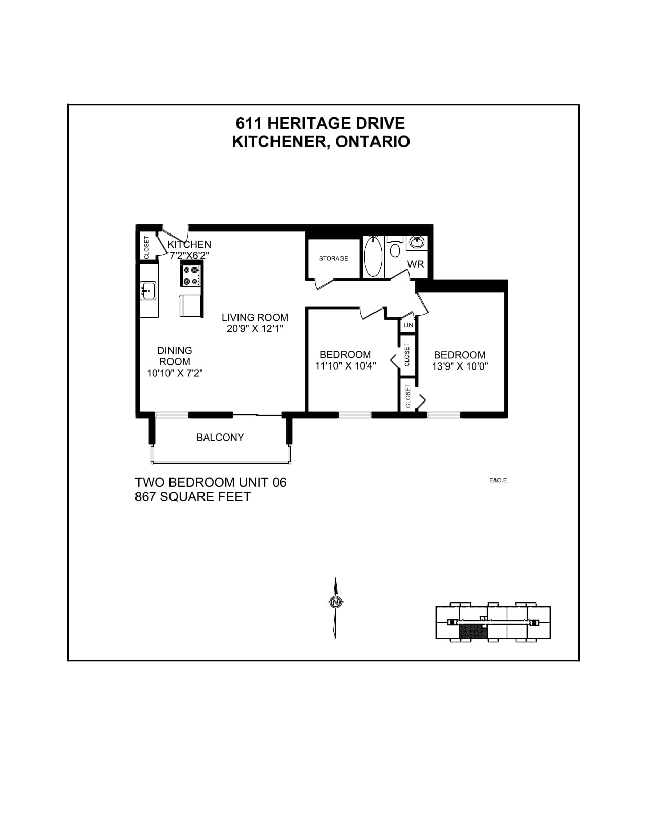 607 & 611 Heritage Drive — 1 Bedroom 611-0109 - Photo 80