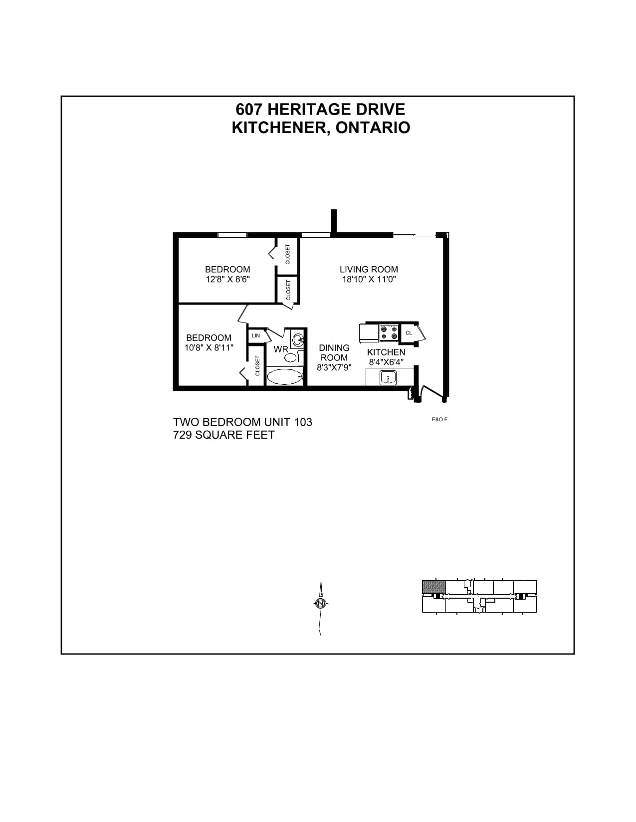 607 & 611 Heritage Drive — 1 Bedroom 611-0109 - Photo 54