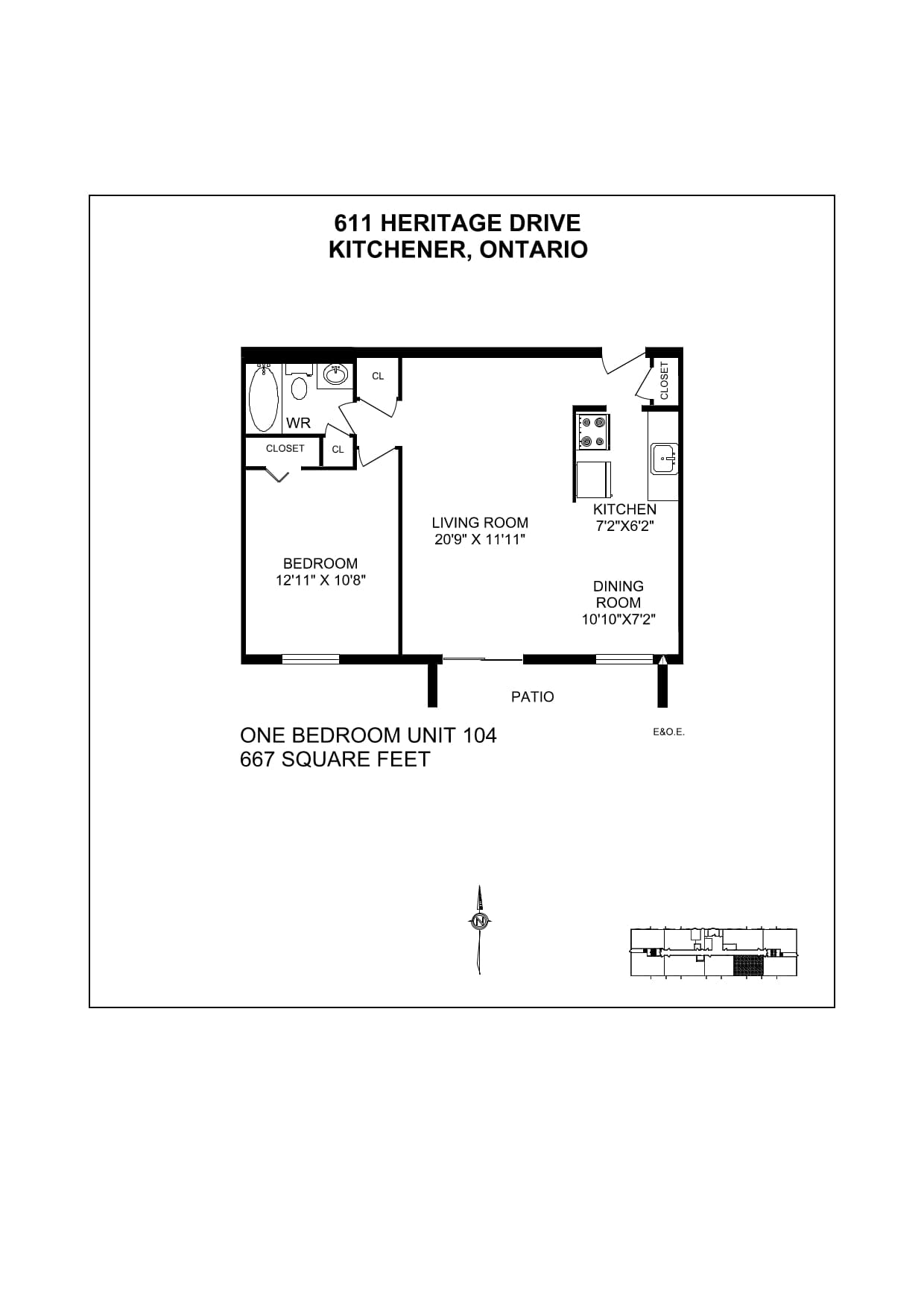607 & 611 Heritage Drive — 1 Bedroom 611-0109 - Photo 32