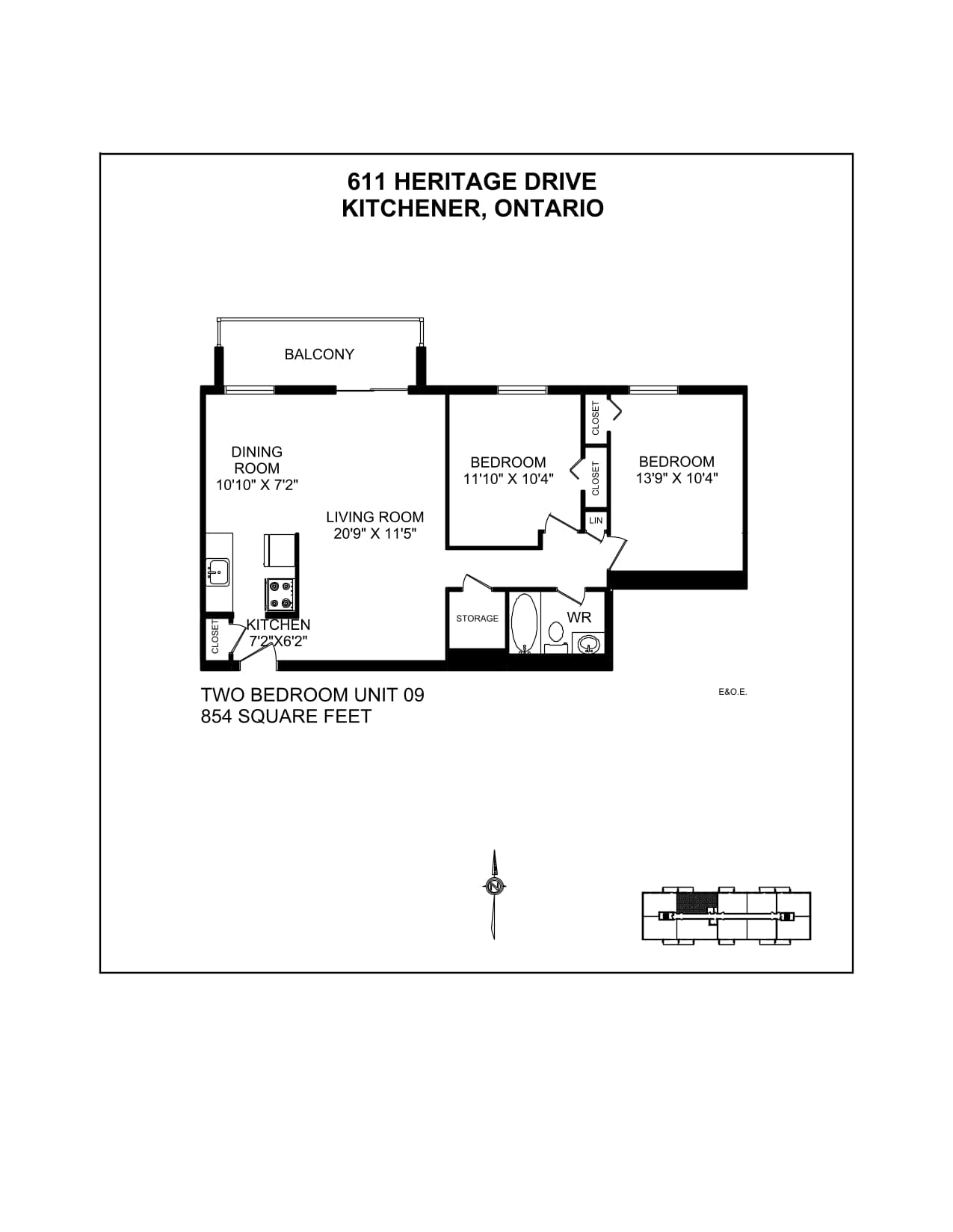 607 & 611 Heritage Drive — 1 Bedroom 611-0109 - Photo 81