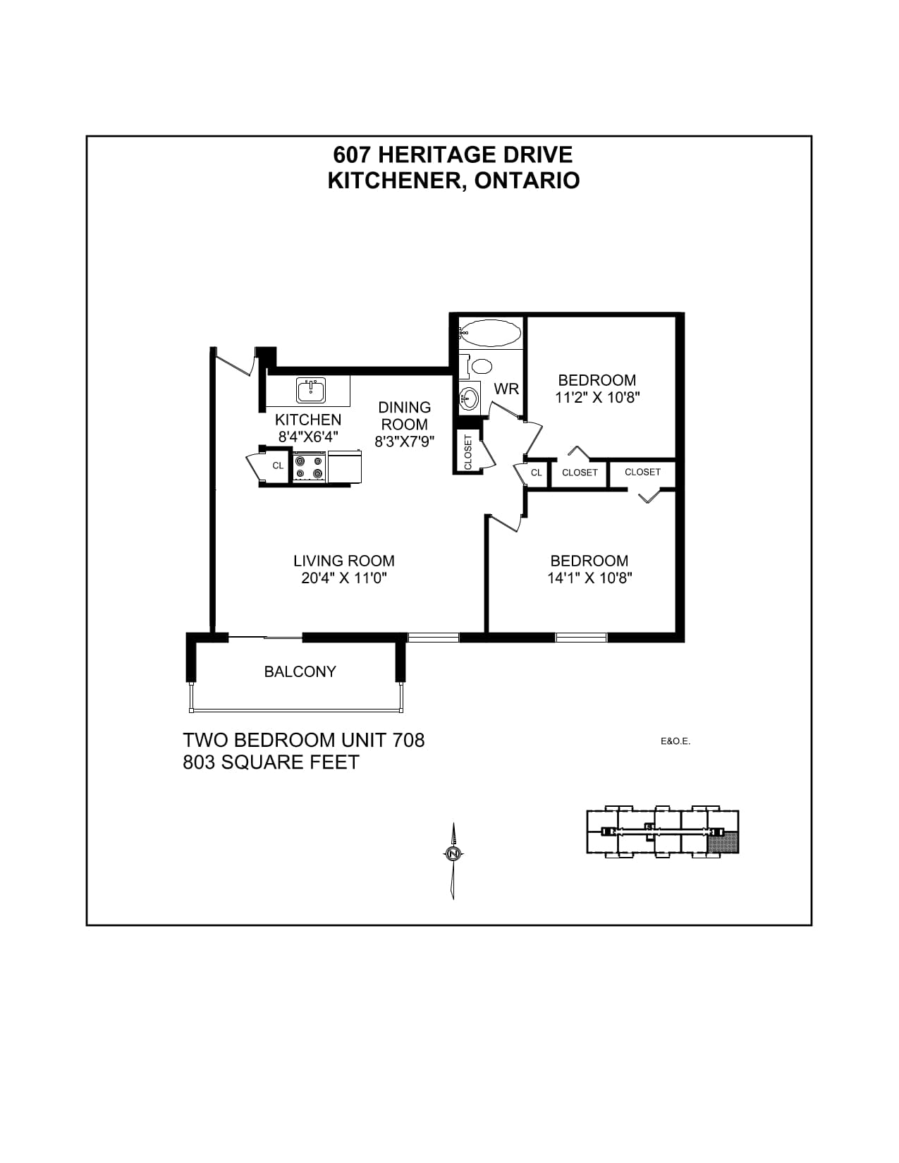 607 & 611 Heritage Drive — 1 Bedroom 611-0109 - Photo 69