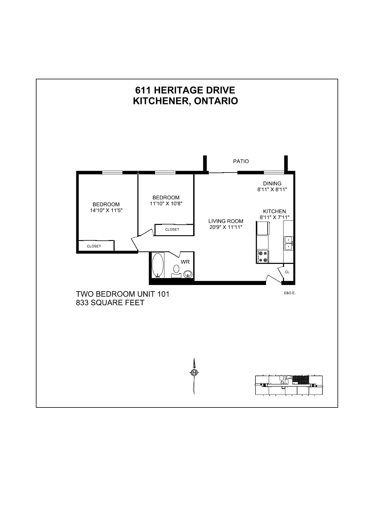 607 & 611 Heritage Drive — 1 Bedroom 611-0109 - Photo 78
