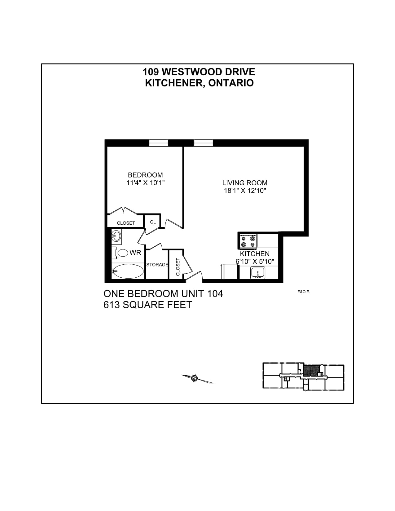 109-115 & 123 Westwood Drive — 2 Bedroom 109-0202 - Photo 1