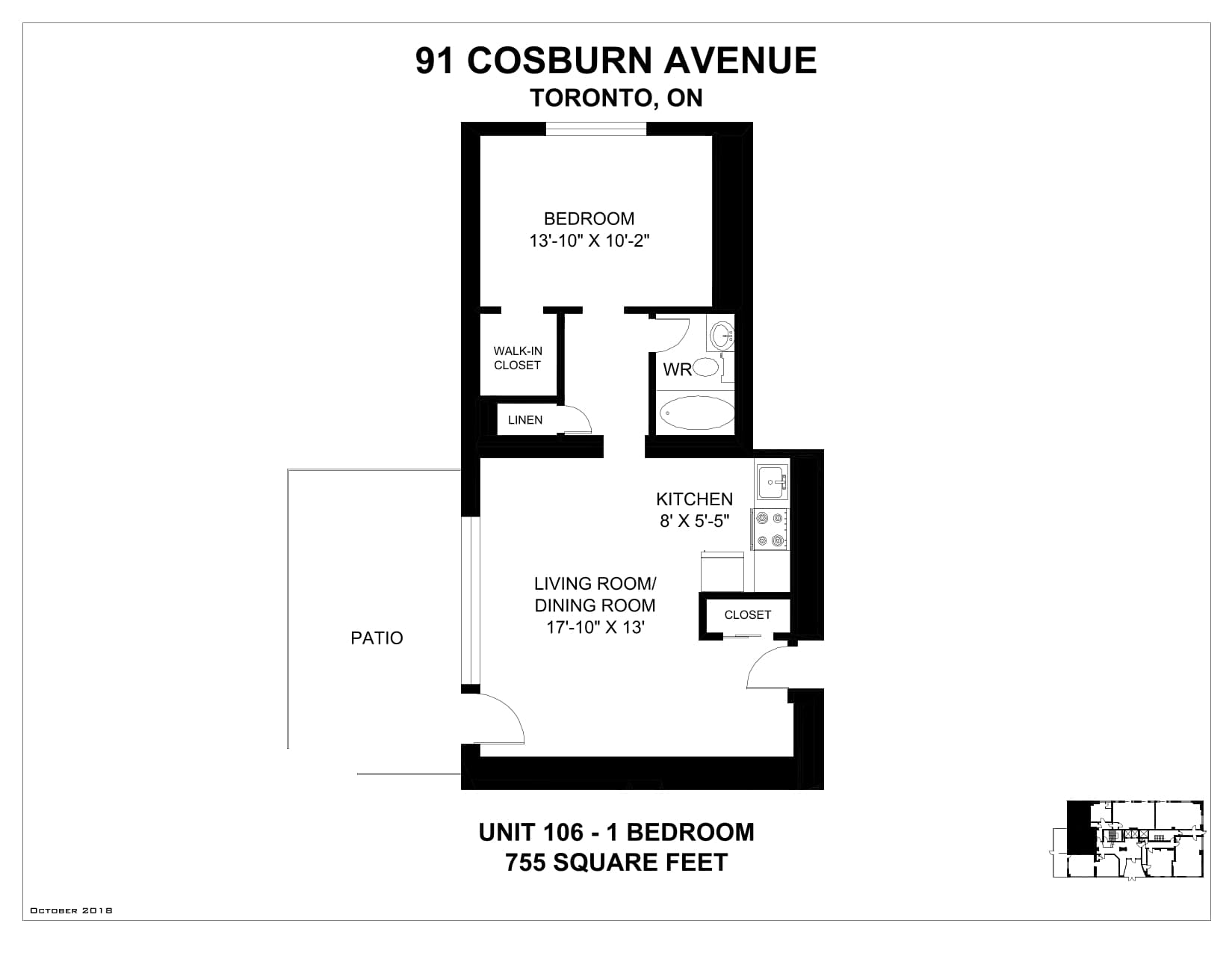 91 Cosburn Avenue — 1 Bedroom 0307 - Photo 4