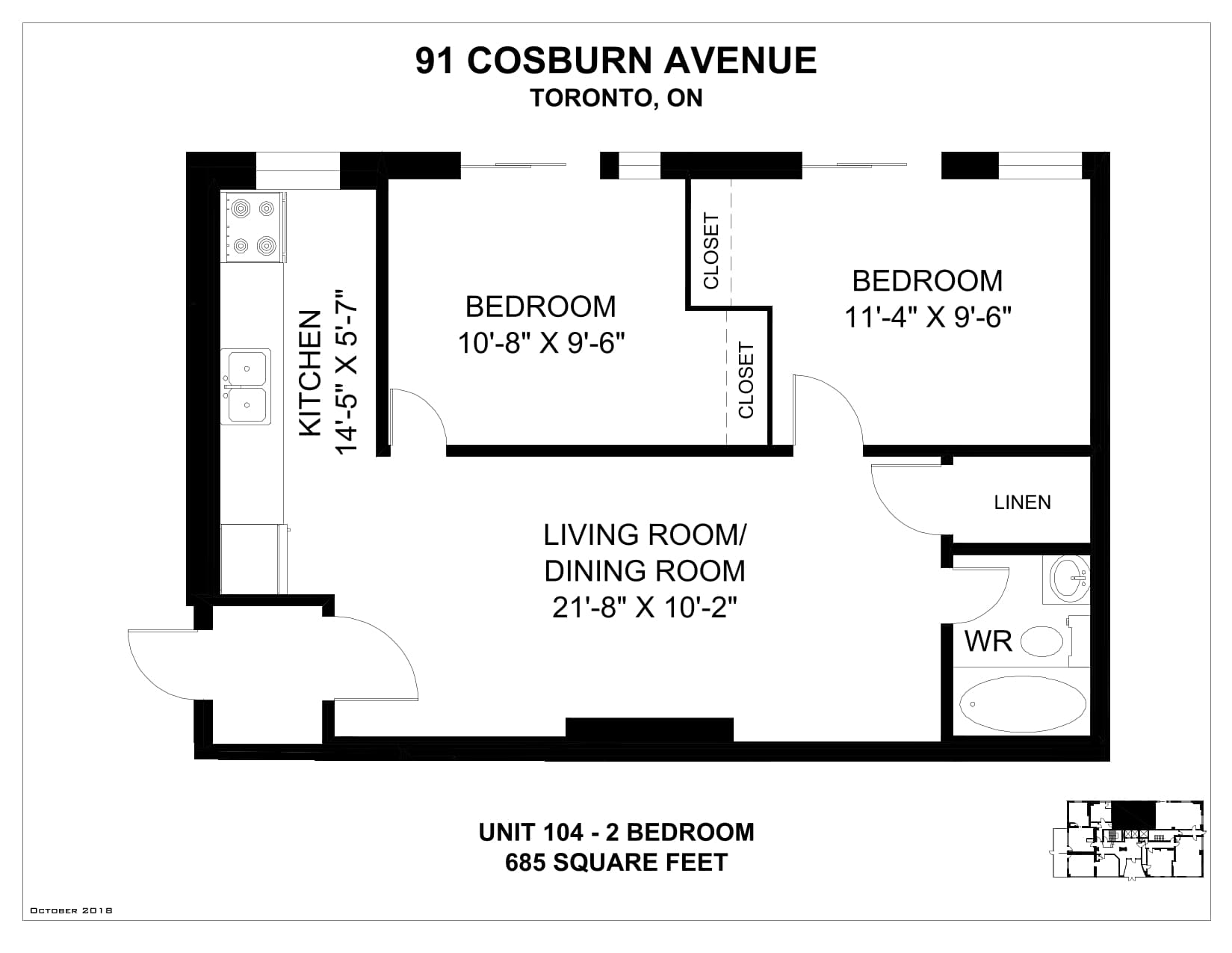 91 Cosburn Avenue — 1 Bedroom 0307 - Photo 12