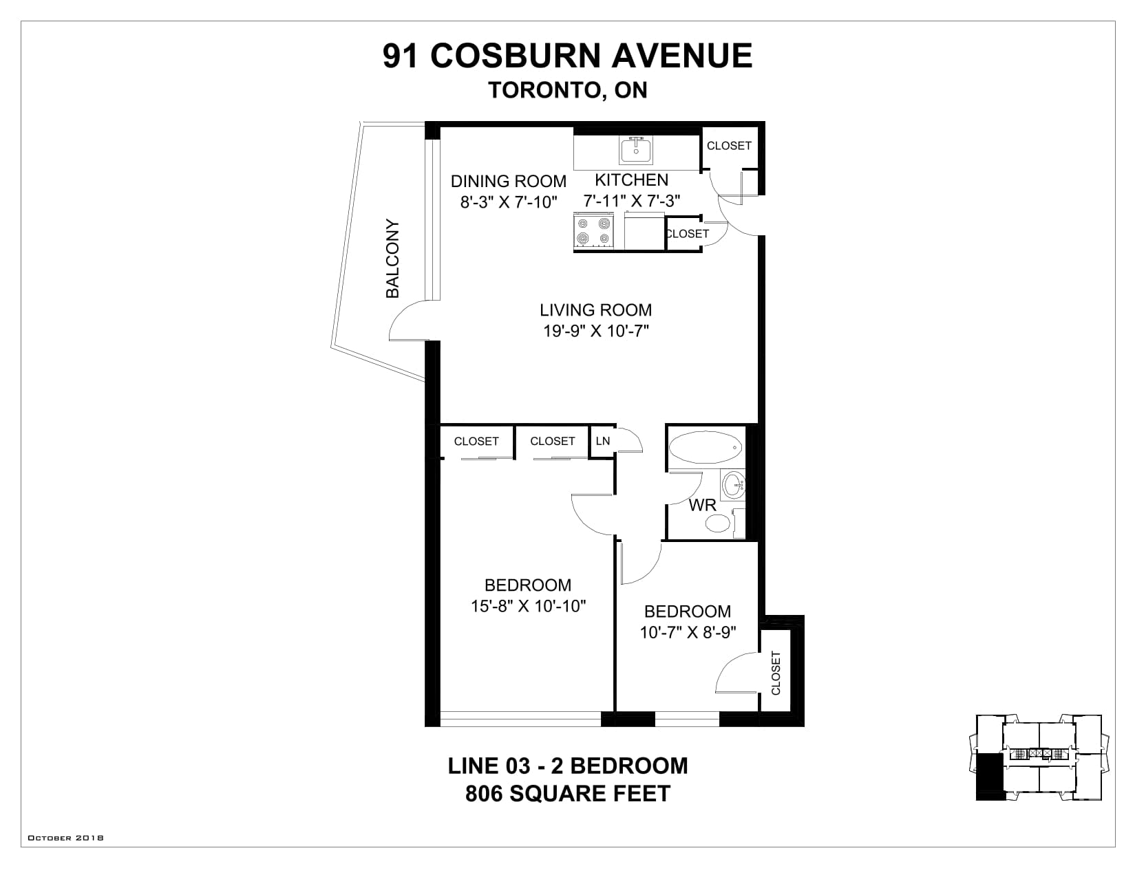 91 Cosburn Avenue — 1 Bedroom 0307 - Photo 13