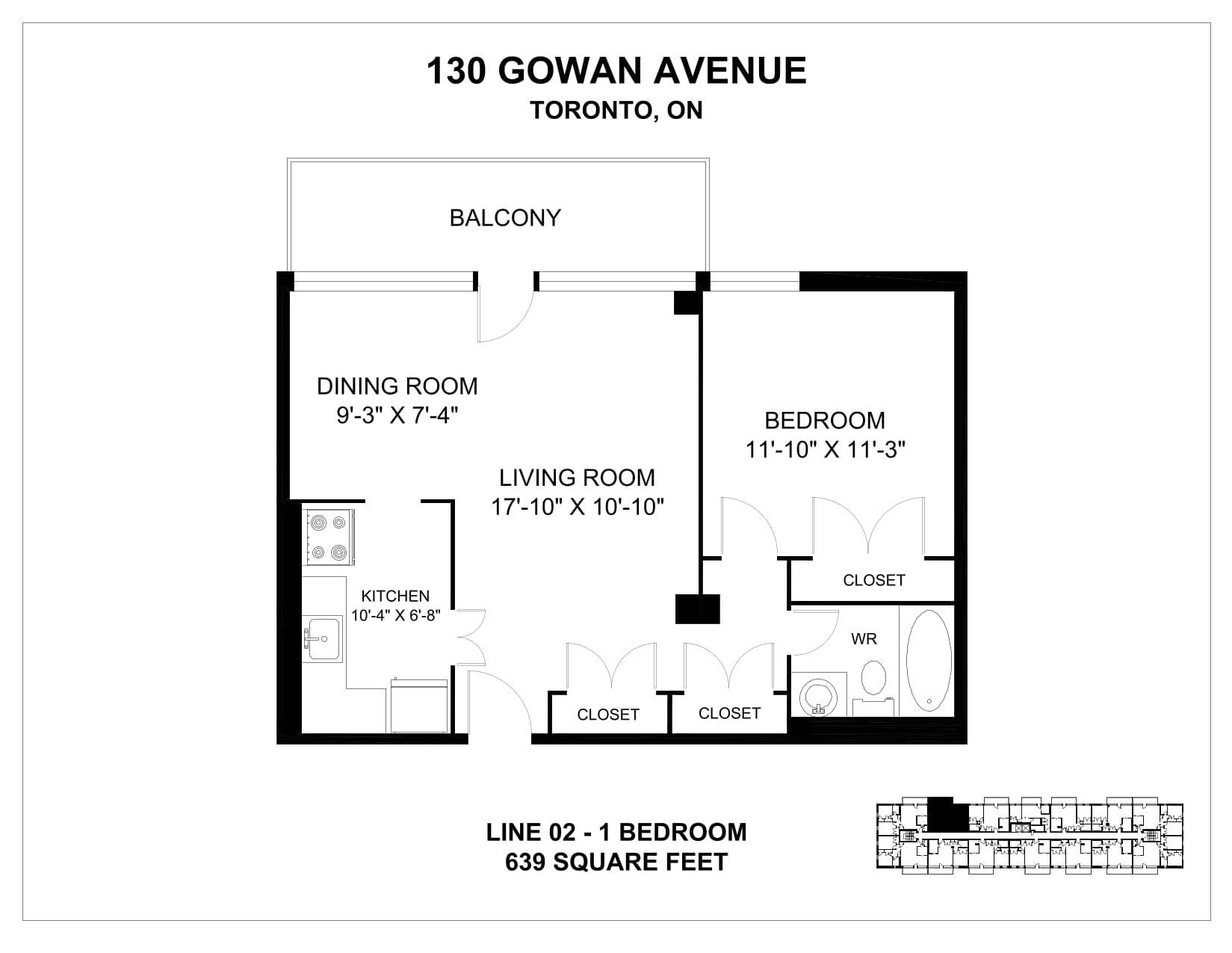 130 Gowan Ave — 1 Bedroom 0712 - Photo 8