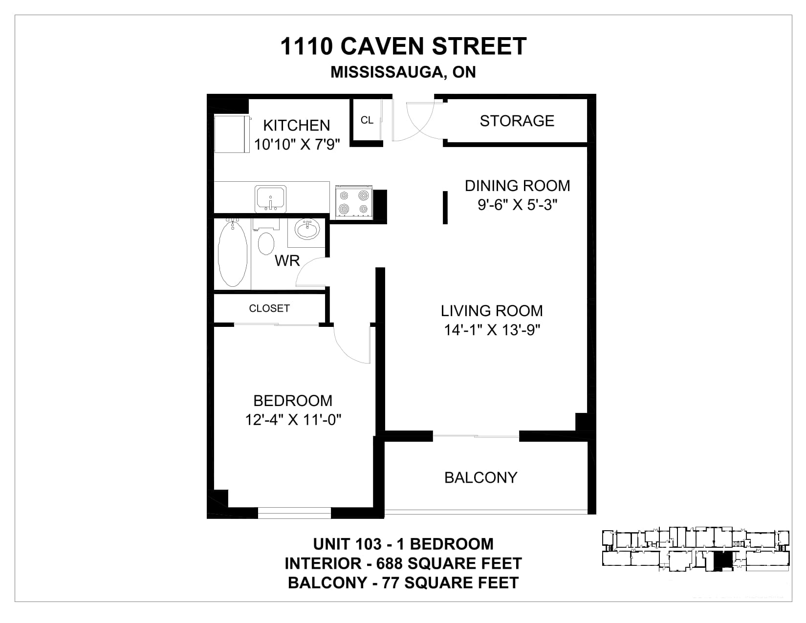 1110 Caven St — 1 Bedroom PH05 - Photo 3
