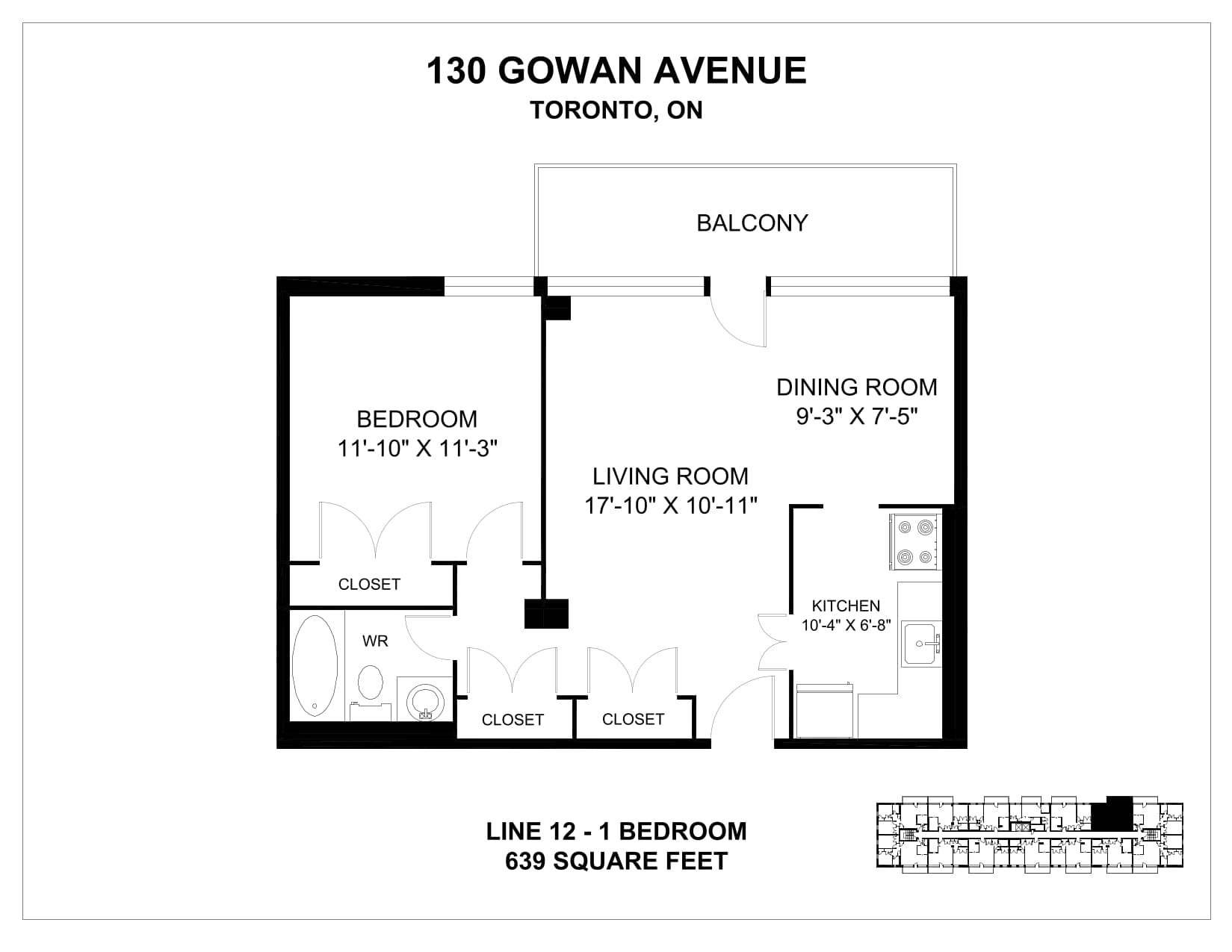 130 Gowan Ave — 1 Bedroom 0712 - Photo 9