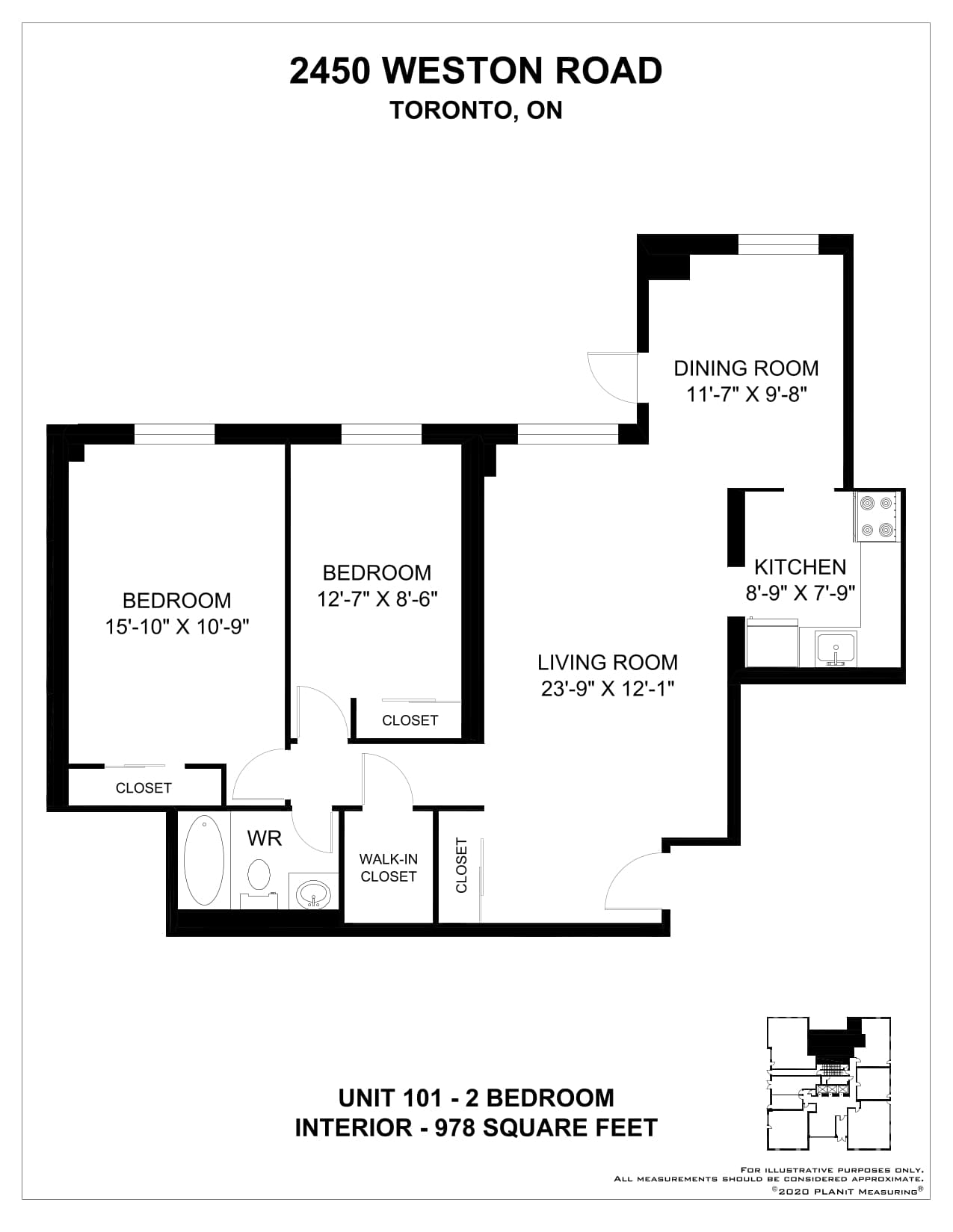 2450 & 2460 Weston Rd — 2 Bedroom 50-1401 - Photo 8