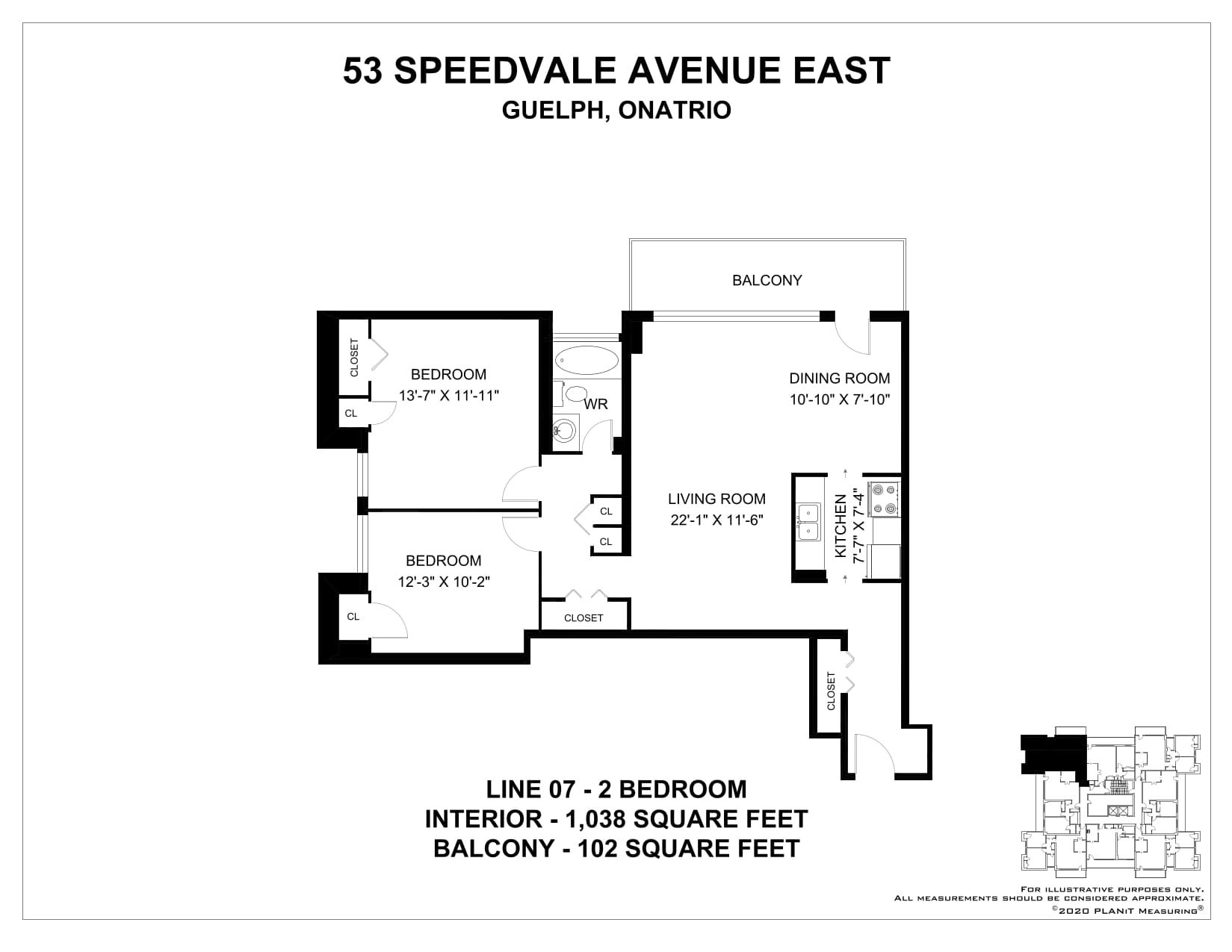 53-65 Speedvale Avenue — 2 Bedroom 60107 - Photo 20