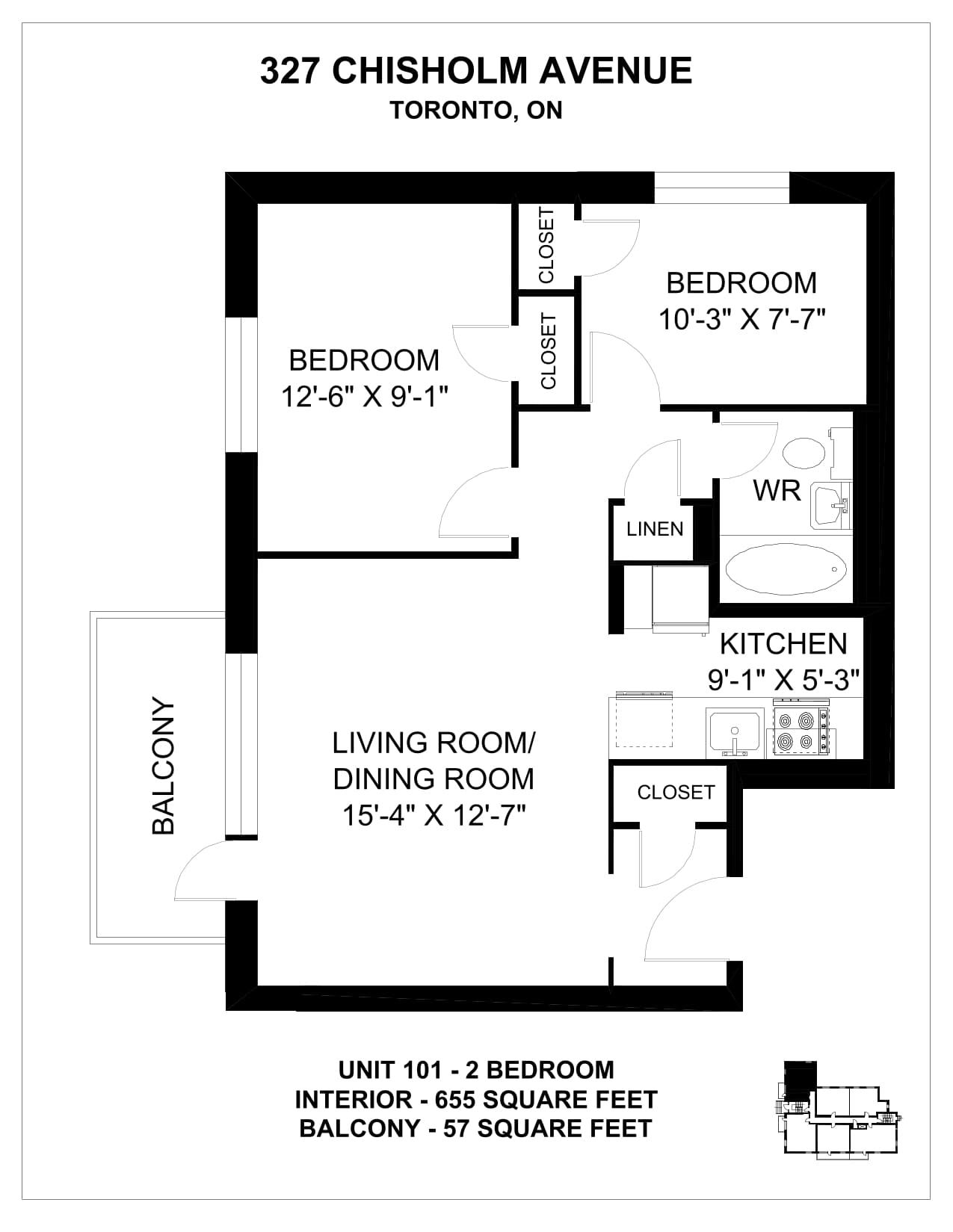 327 Chisholm Ave — 2 Bedroom 0302 - Photo 9