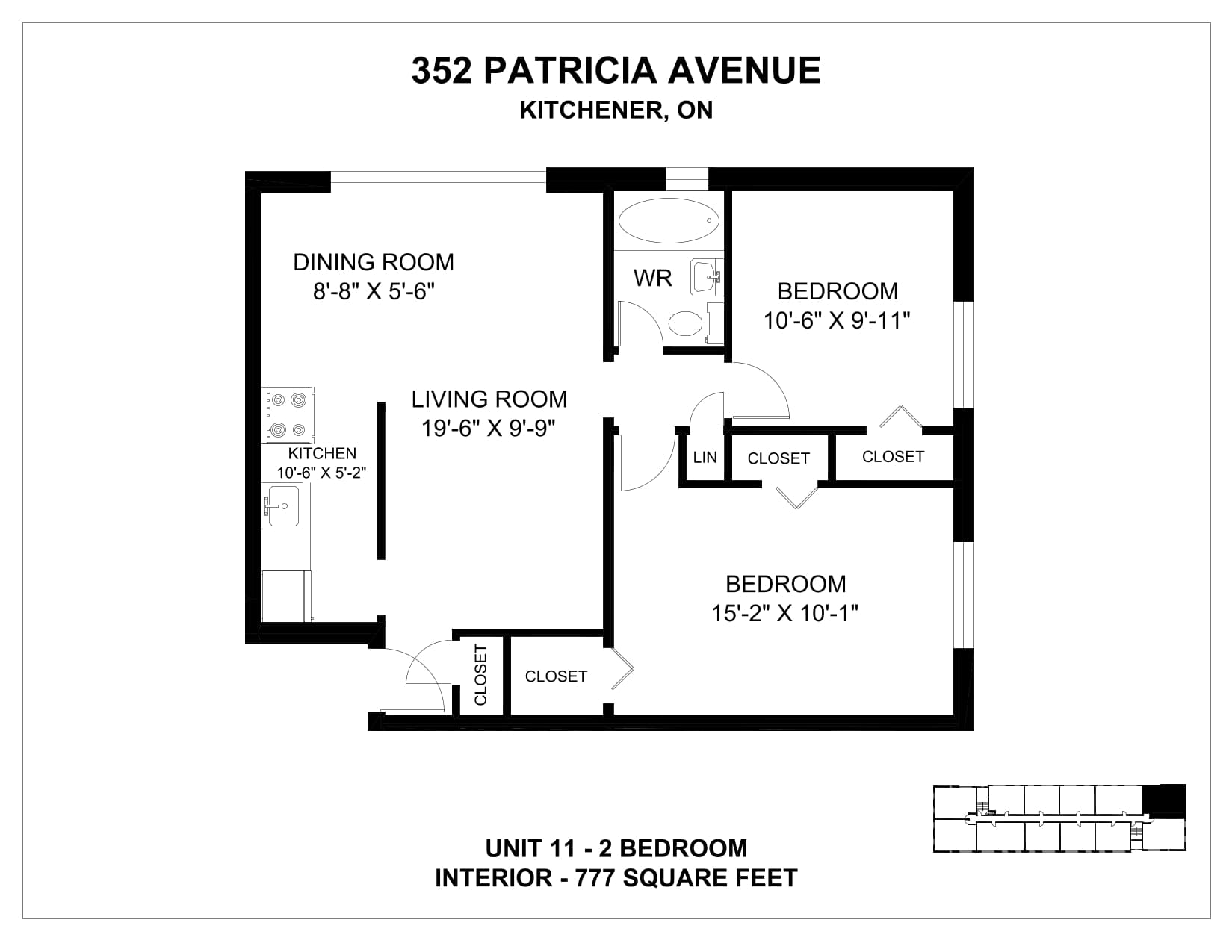 318, 332 & 352 Patricia Avenue — 2 Bedroom 352-8 - Photo 79