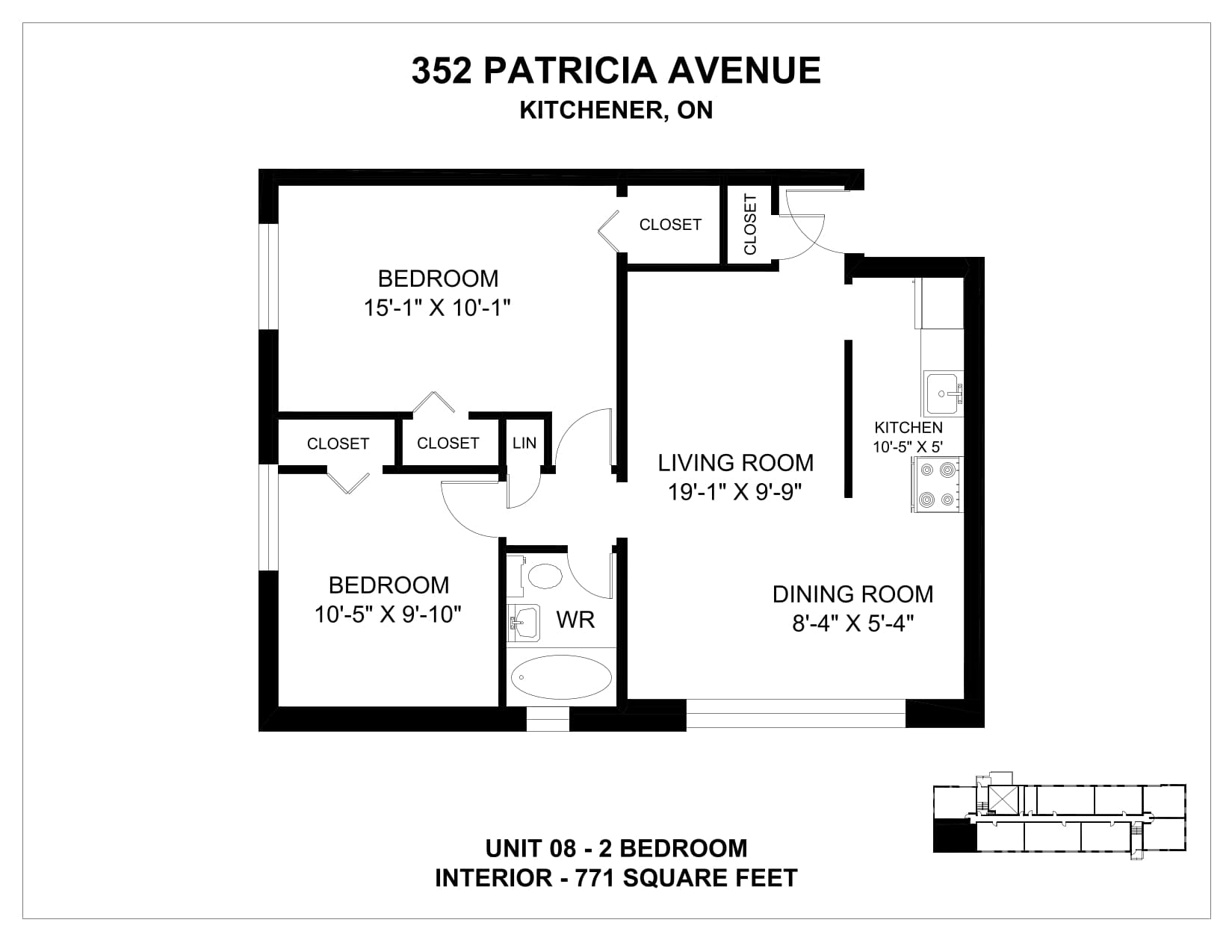 318, 332 & 352 Patricia Avenue — 2 Bedroom 352-8 - Photo 55