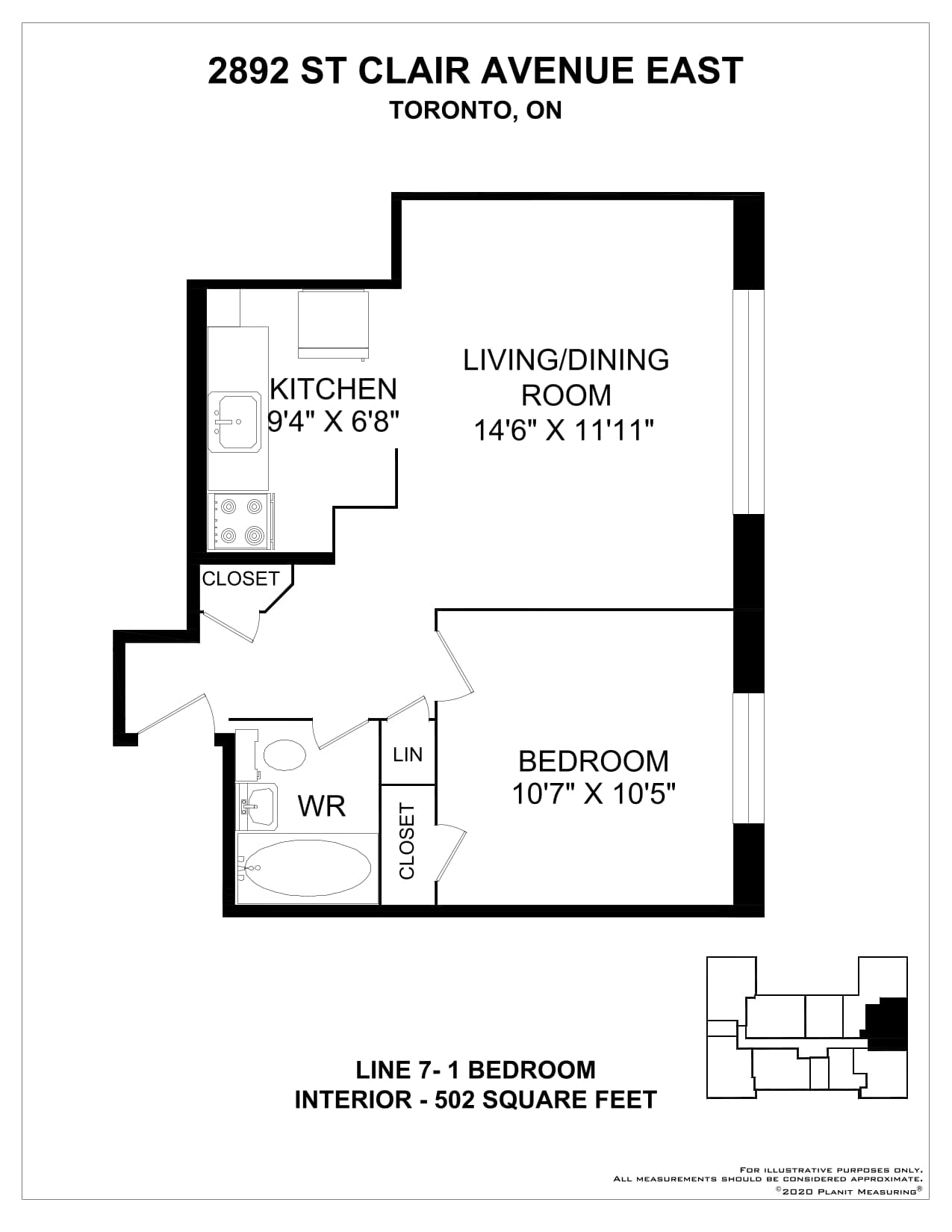 2892 St Clair Avenue East — 1 Bedroom 0104 - Photo 10