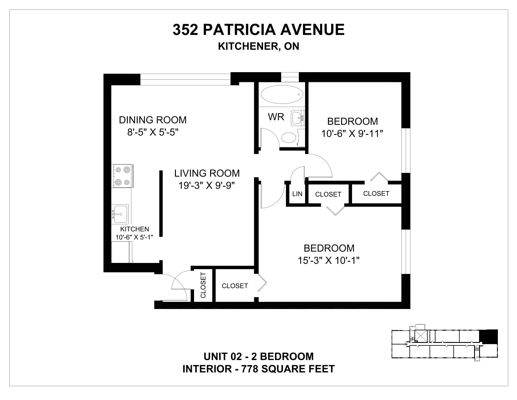 318, 332 & 352 Patricia Avenue — 2 Bedroom 352-8 - Photo 49