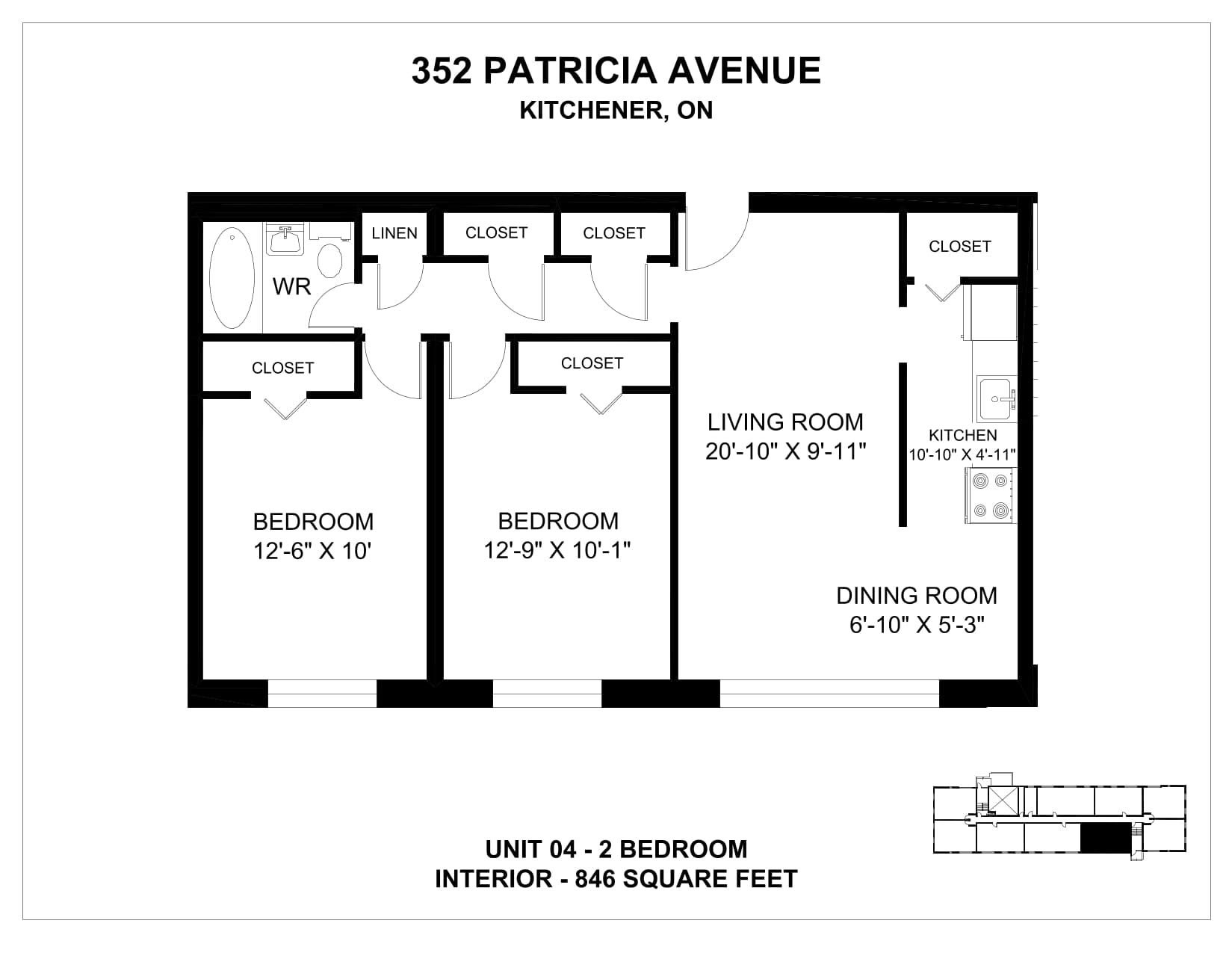 318, 332 & 352 Patricia Avenue — 2 Bedroom 352-8 - Photo 53