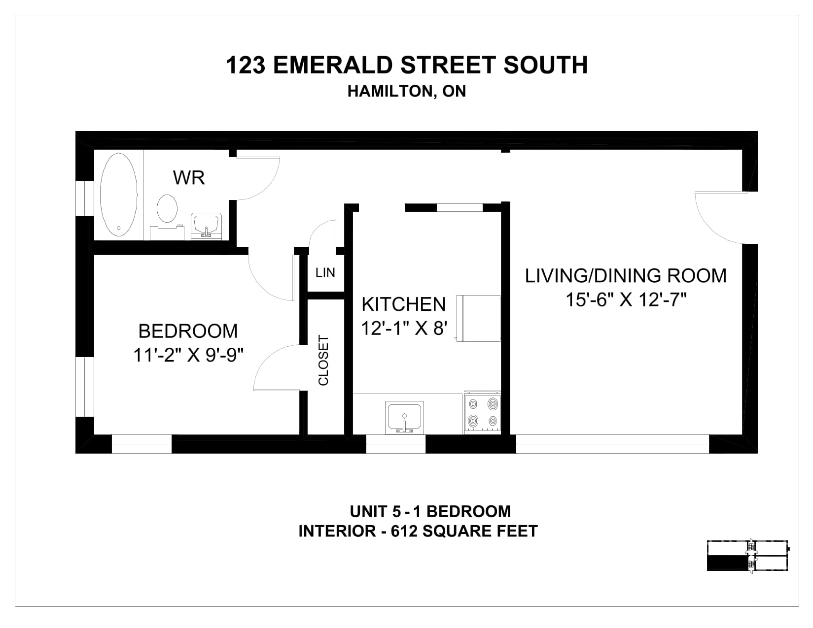 113-123 Emerald Street South — 1 Bedroom 117-02 - Photo 15