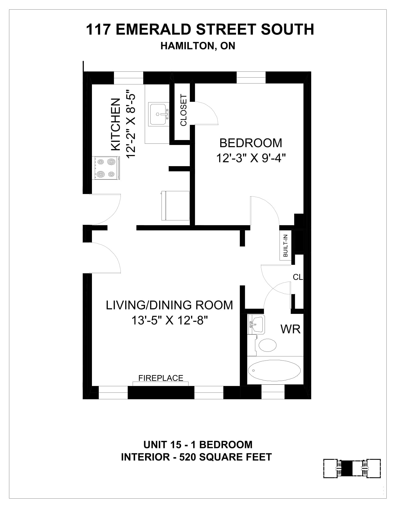 113-123 Emerald Street South — 1 Bedroom 117-02 - Photo 4