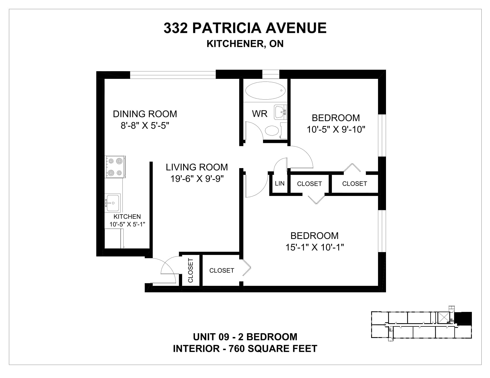 318, 332 & 352 Patricia Avenue — 2 Bedroom 352-8 - Photo 57