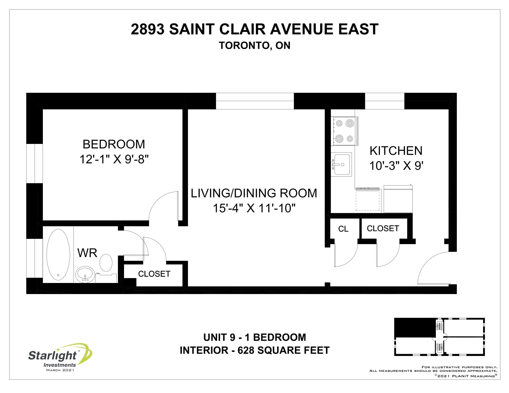 2893 & 2897 St Clair Avenue East — 1 Bedroom 2893-5 - Photo 6