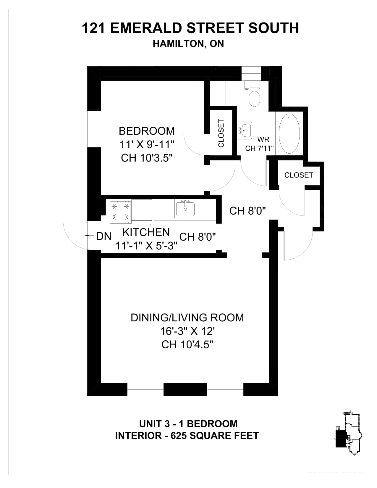 113-123 Emerald Street South — 1 Bedroom 117-02 - Photo 24