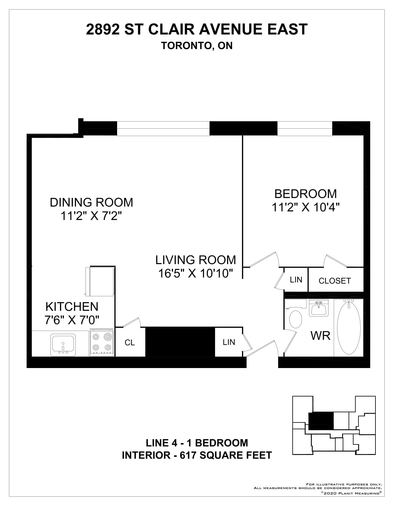 2892 St Clair Avenue East — 1 Bedroom 0104 - Photo 9