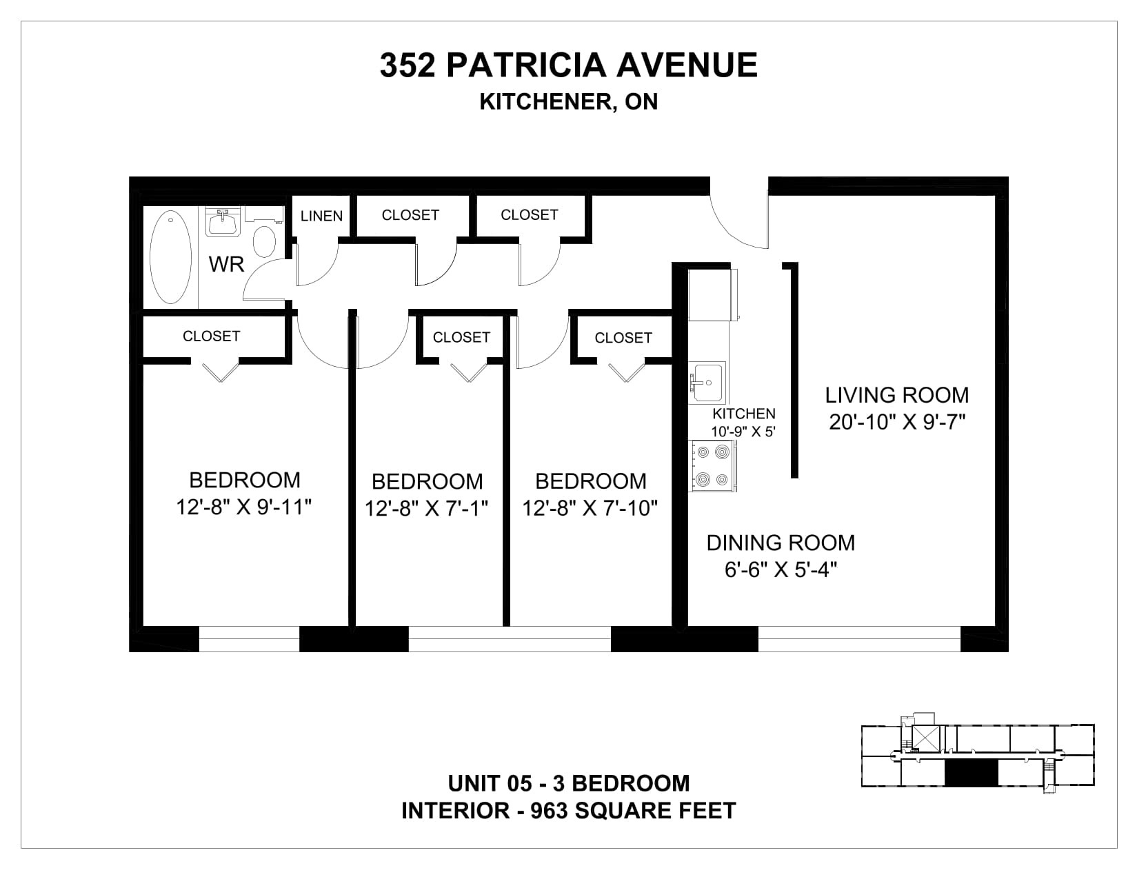 318, 332 & 352 Patricia Avenue — 2 Bedroom 352-8 - Photo 99