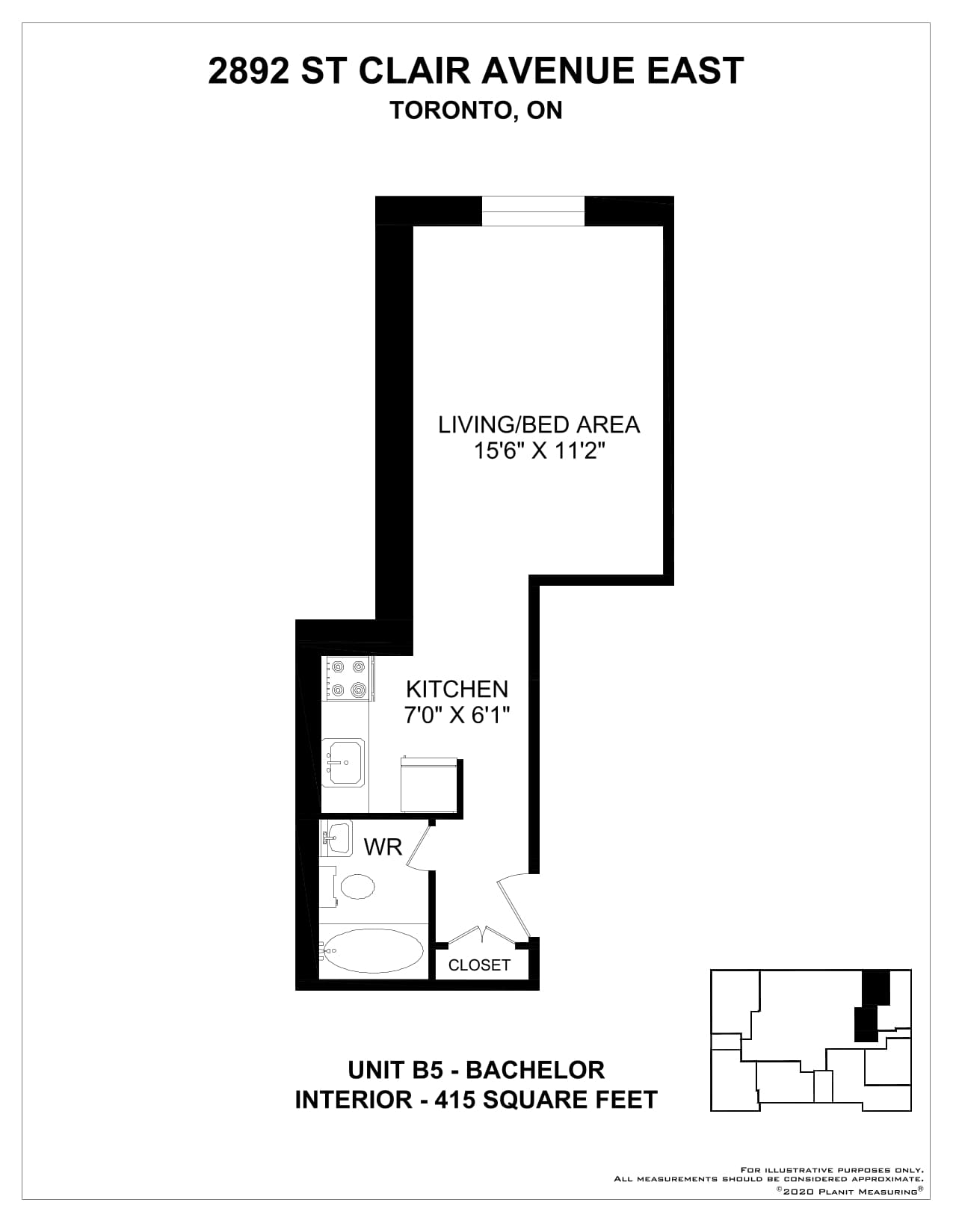 2892 St Clair Avenue East — 1 Bedroom 0104 - Photo 1