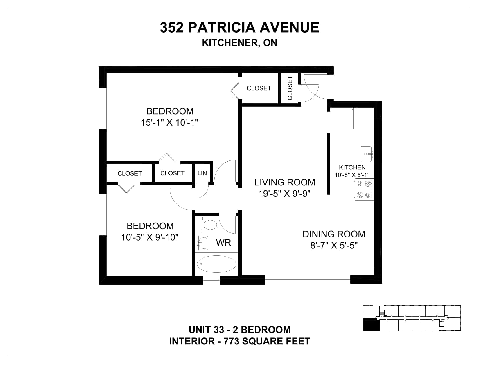 318, 332 & 352 Patricia Avenue — 2 Bedroom 352-8 - Photo 88