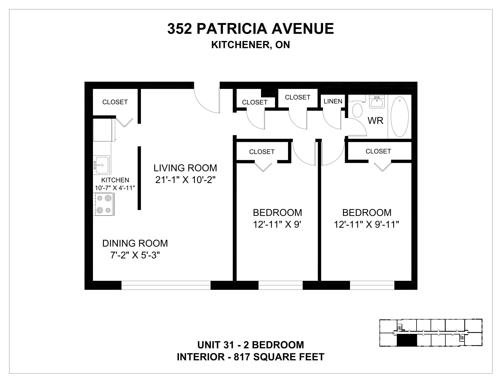 318, 332 & 352 Patricia Avenue — 2 Bedroom 352-8 - Photo 68