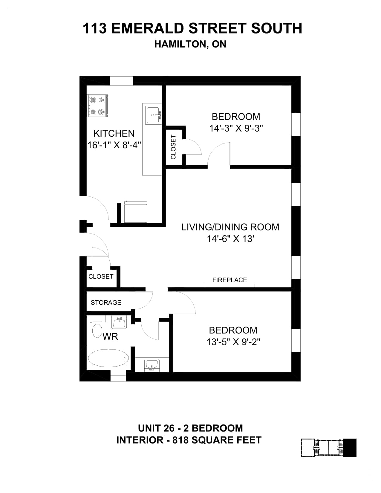 113-123 Emerald Street South — 1 Bedroom 117-02 - Photo 41